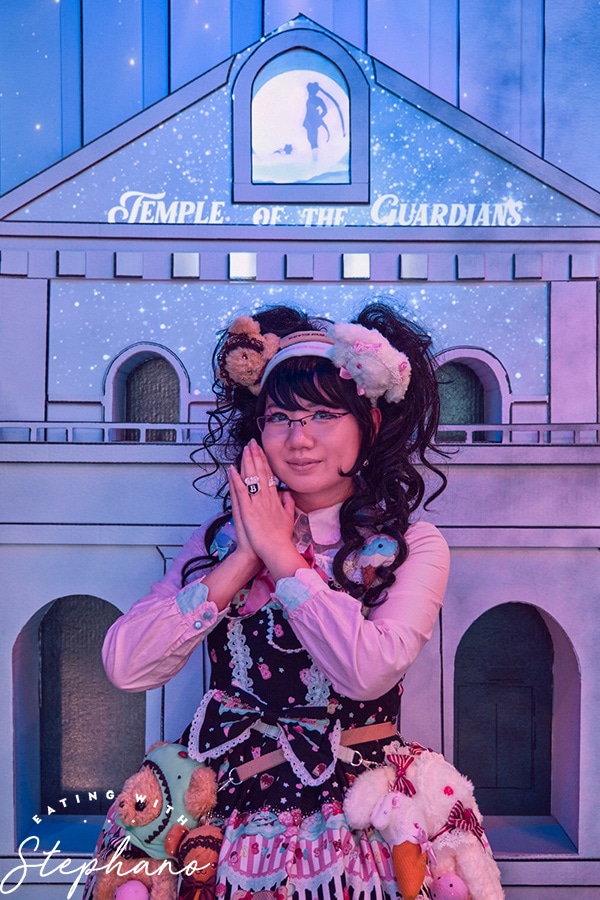 my lolita fashion outfit for Sailor Moon cafe