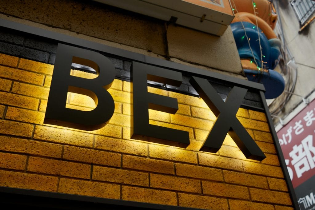 BEX Burger Sign