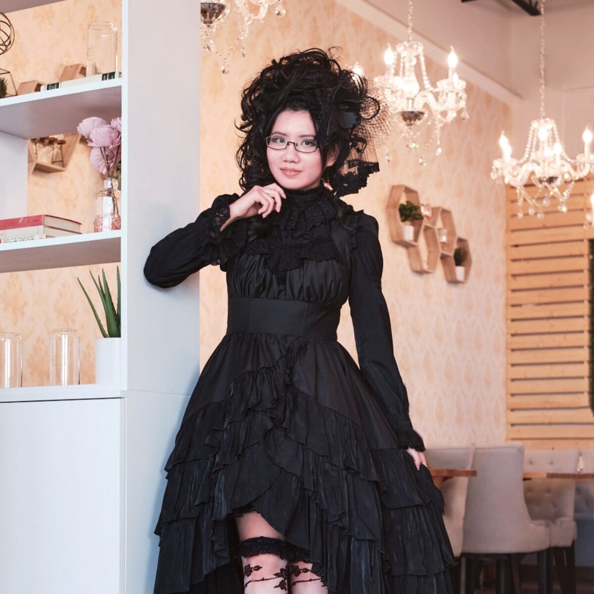 Afternoon Tea Elegant Gothic Lolita Outfit ft. Sheglit Finsternis Dress