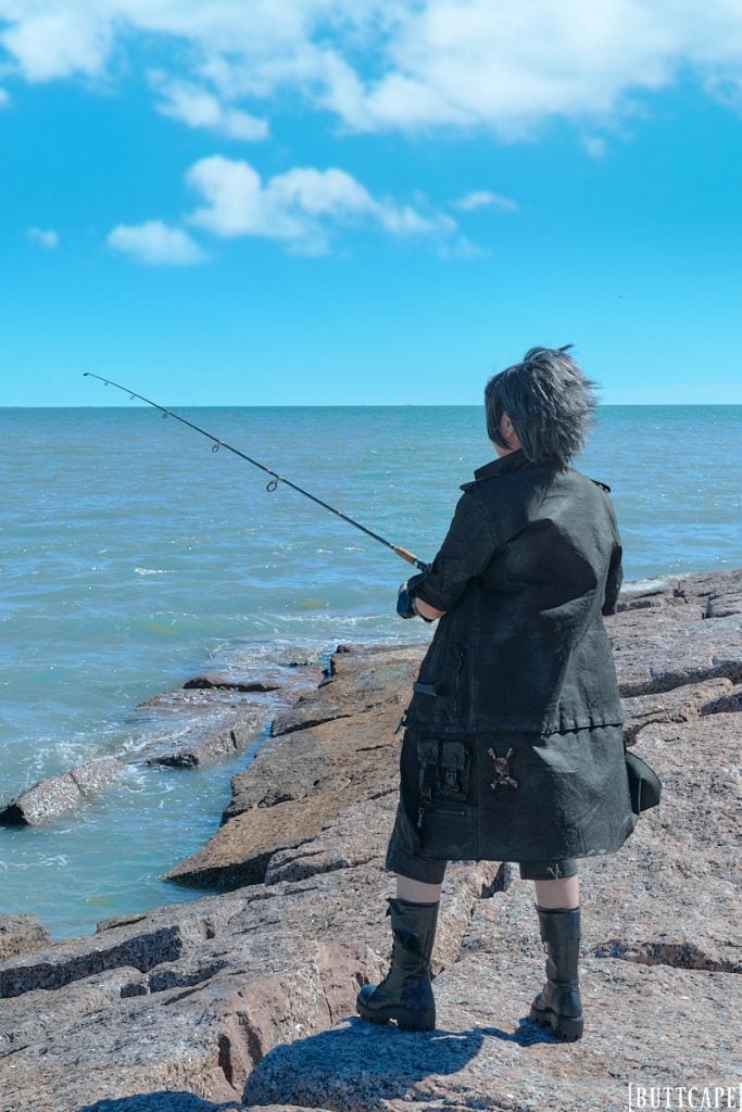 Noctis fishing cosplay