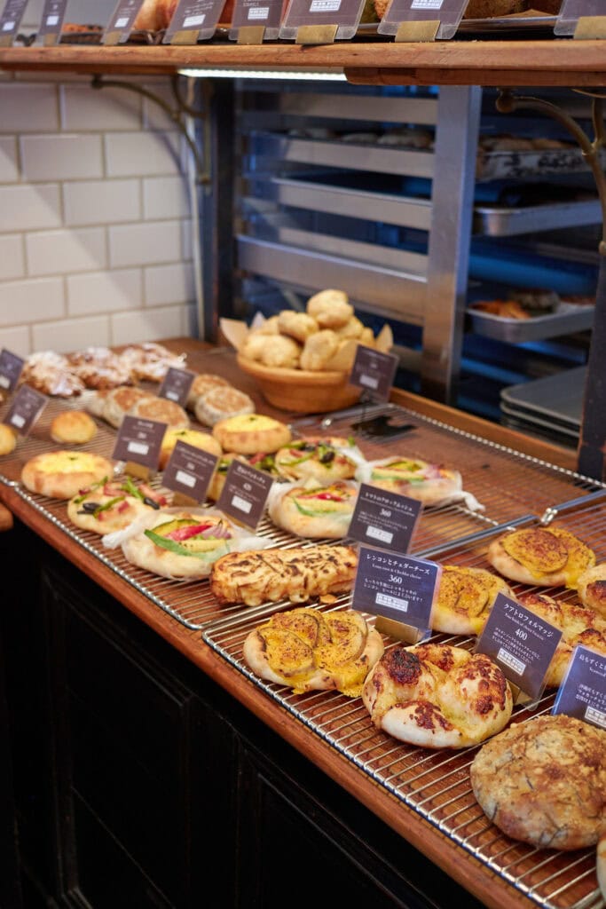 Bakery bread selection