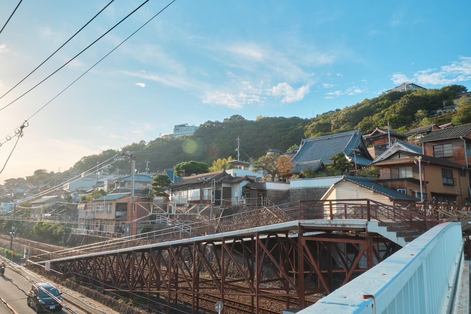 Photo of Onomichi's mountain side homes and temples