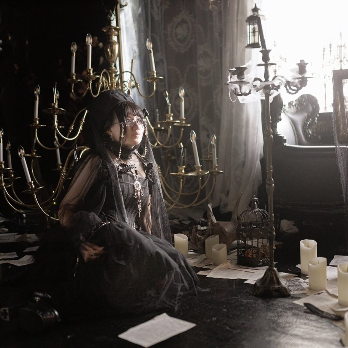 Professional Gothic Photoshoot in Japan