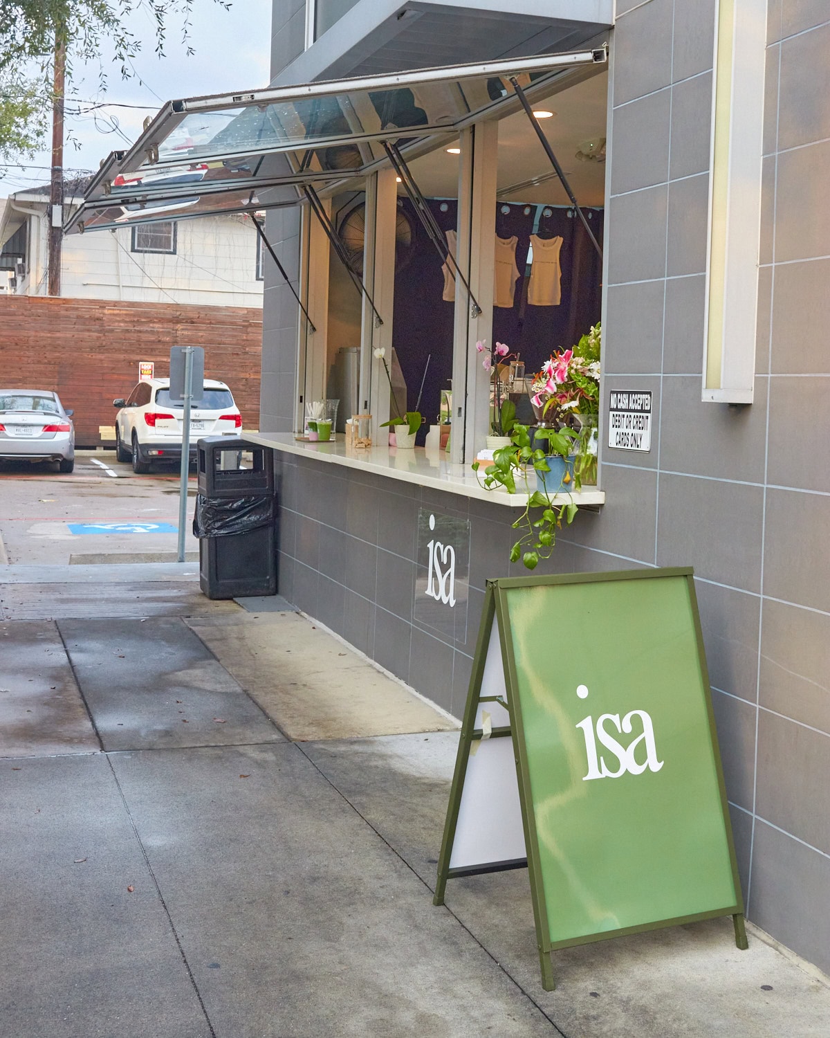 isa store front with walk up window