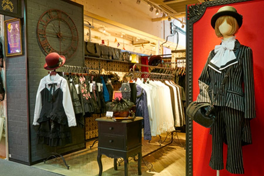 Shop front of Miho Matsuda inside of LaForet department store.